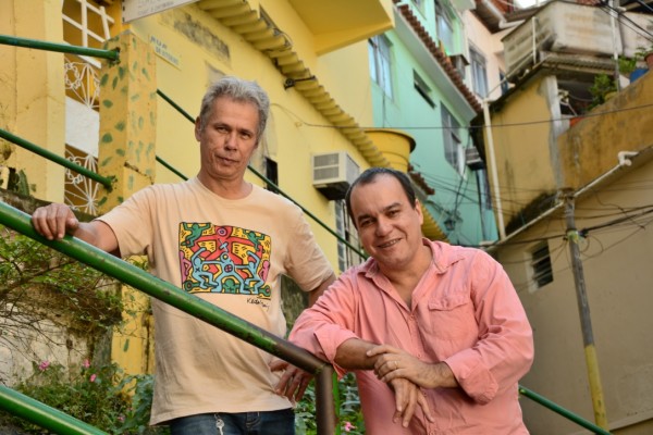 Écio Salles e Julio Ludemir, idealizadores da Festa Literária das Periferias