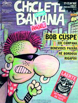capa clássica da Chiclete com banana