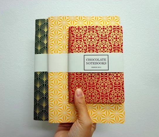 A Chocolate Notebooks, que produz cadernos feitos a mão, estará no evento