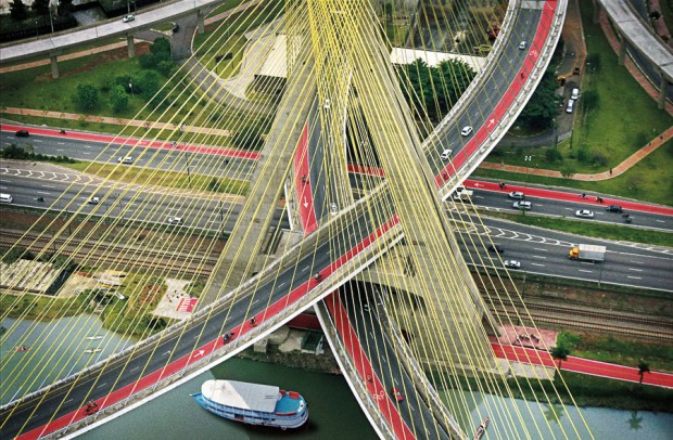 Ponte Estaiada da Marginal Pinheiros l 22 de setembro de 2017, 8:45