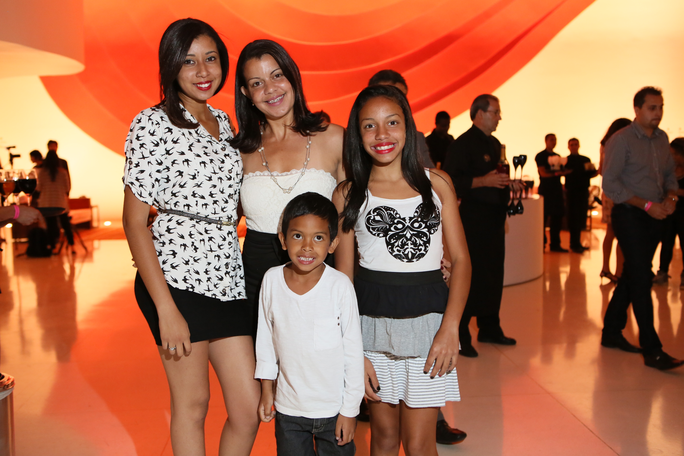 Leila Vieira e filhos