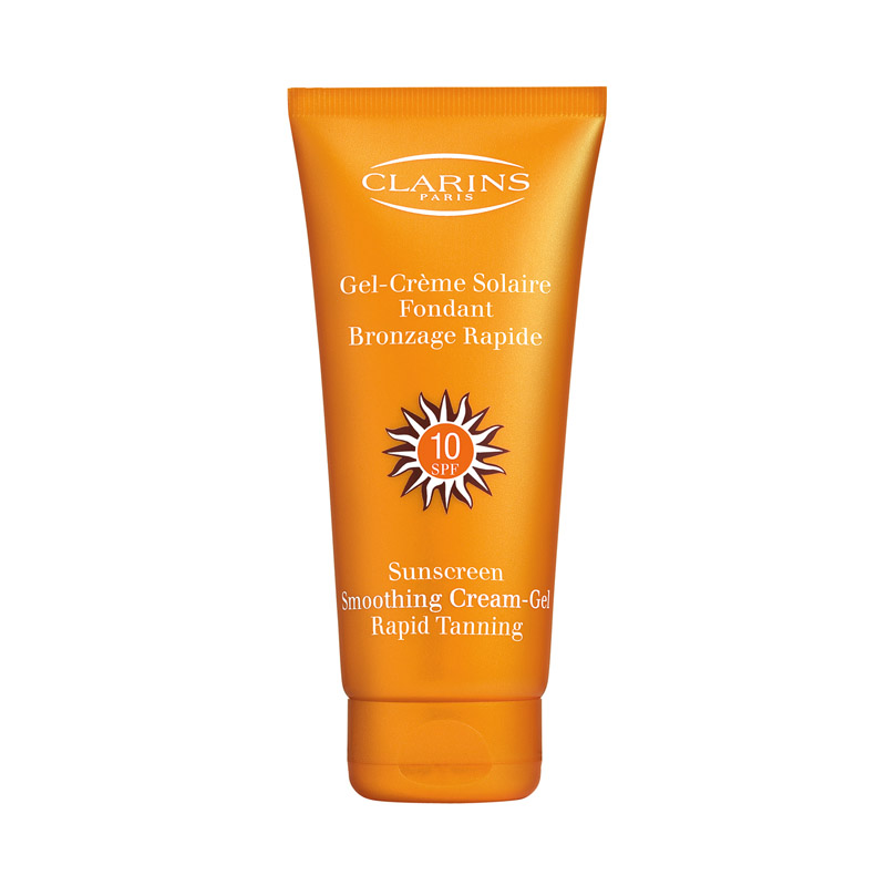 Clarins Gel-Crème Solaire Fondant FPS 10, R$ 135: com textura sedosa, é indicado para exposição moderada. Clarins 0800-7043440