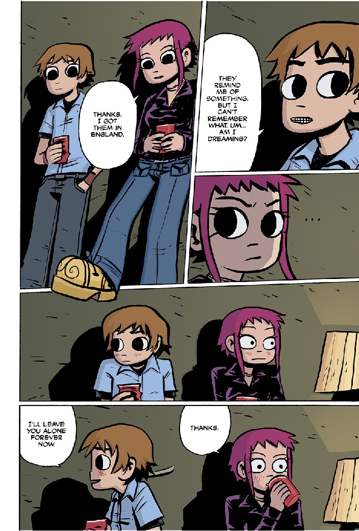 Primeiras páginas divulgadas da versão colorida de Scott Pilgrim #1