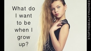 O que você quer ser quando crescer? Bonita.