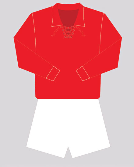 1917 ? Por conta de um sorteio, a seleção usou camisa vermelha no Sul-Americano do Chile