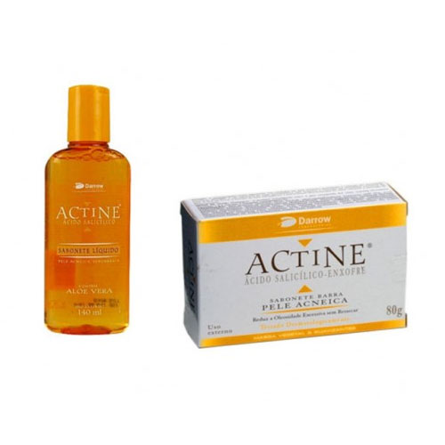 Actine - sabonete para limpeza de pele, uso diário, R$19