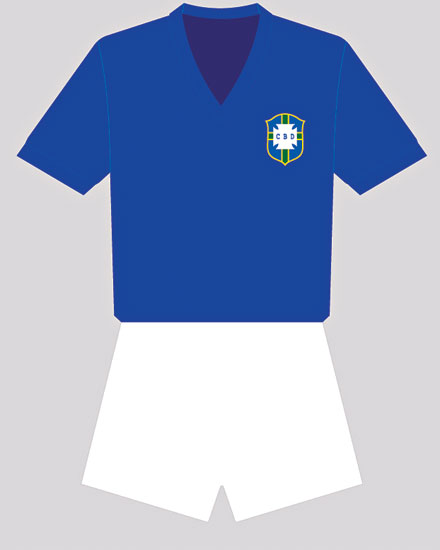 1939 ? O Brasil venceu a Copa Rocca com um uniforme semelhante ao do Cruzeiro