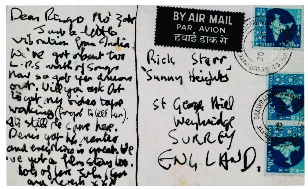 Uma das correspondências presentes em Cartas de John Lennon
