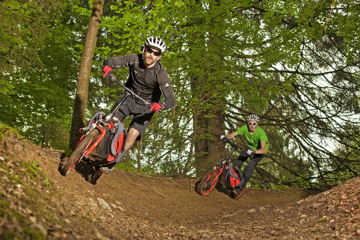 A bike dobrável Bergmönch, o Monge da Montanha