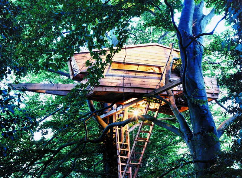 Treehouse do próprio arquiteto em Plendelhof, Alemanha