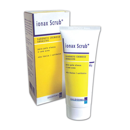 Ionax Scrub - gel esfoliante de tratamento para peles com acne, R$55