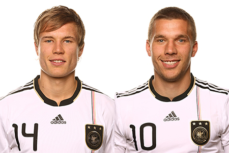 Holger Badstuber e Lukas Podolski, da Alemanha, lindos e não se fala mais nisso!