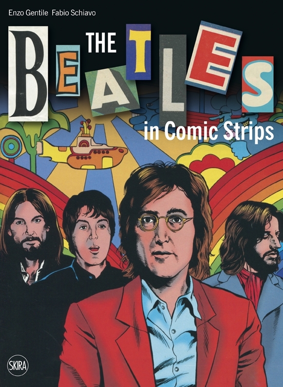A capa de The Beatles in Comic Strips