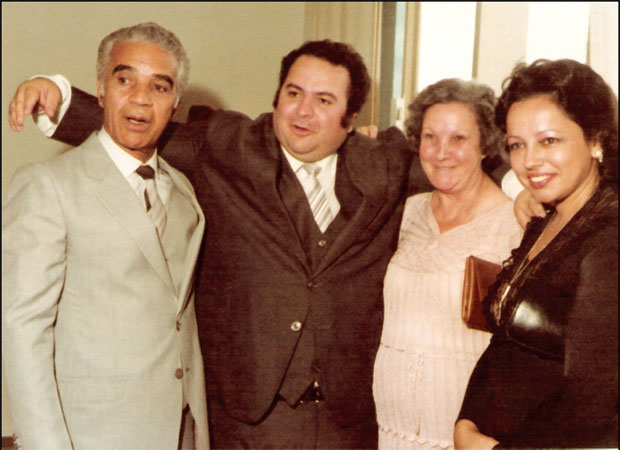 Com os pais na posse como presidente da Febem-MG