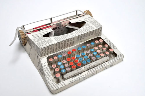 Paper Typewriter,' Jennifer Collier, 2011