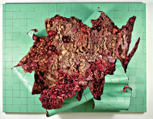Azulejaria Verde em Carne Viva (2000), do acervo da Tate Morden de Londres
