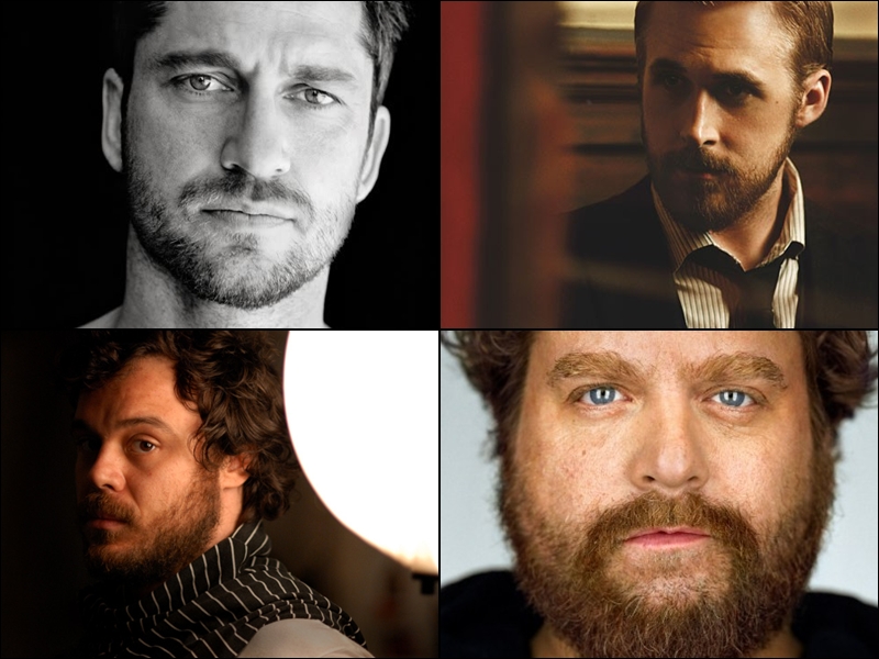 Entre os barbados célebres: Gerard Butler, Ryan Gosling, Rodrigo Amarante e Zach Galifianakis