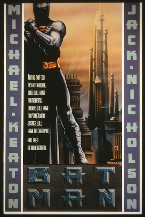 Poster rejeitado de Batman (1989)