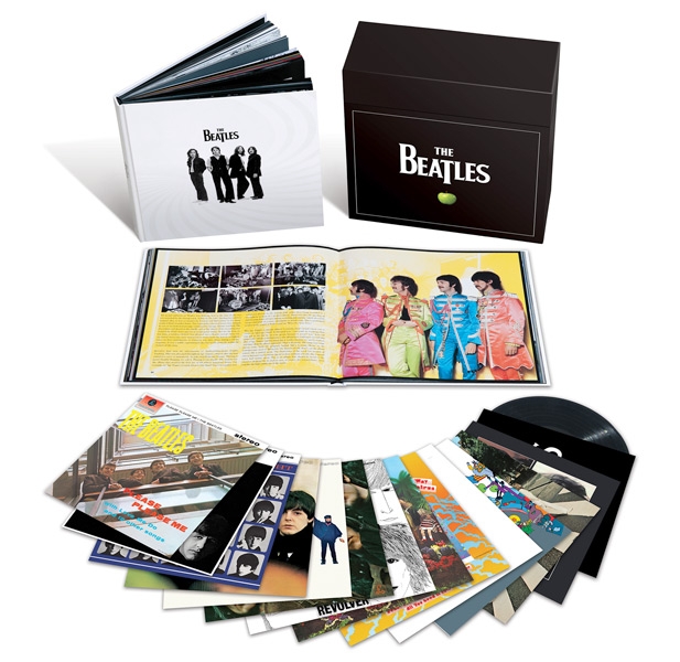 A caixa dos Beatles: 14 LPs remasterizados com toda a discografia do grupo