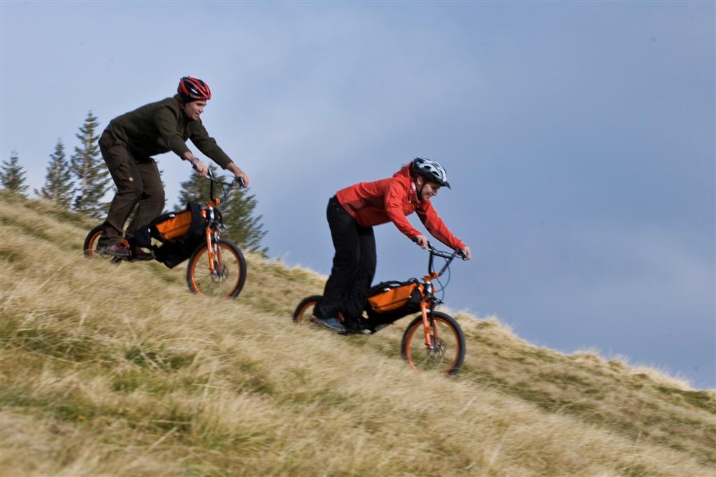 A bike dobrável Bergmönch, o Monge da Montanha