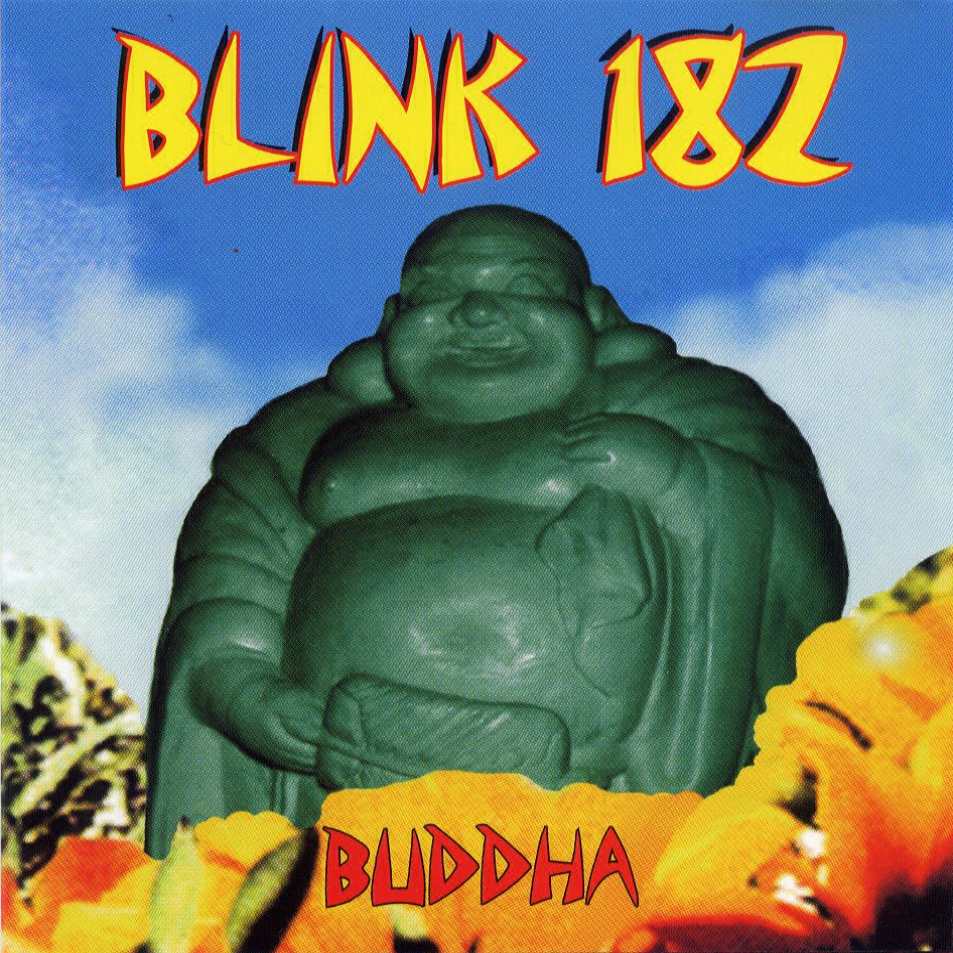 Blink-182 - Buddha: Muita gente usou a imagem de Buda para ilustrar seus discos, mas ninguém escolheu uma representação tão gorducha e barrigudinha quanto Mark Hoppus e Tom Delonge na última demo do Blink-182 antes da gravação de seu primeiro álbum. Em 98, a demo foi remasterizada e lançada mundialmente com a capa acima