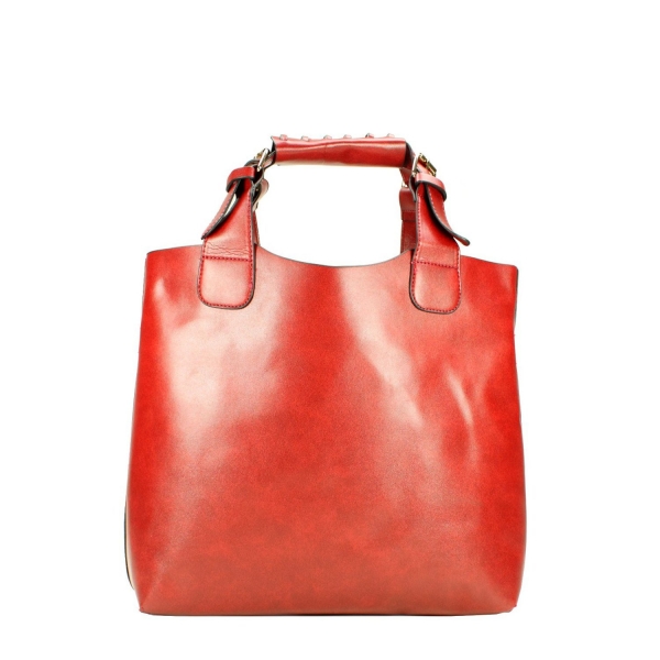 Bolsa shopper vermelha Ligada na Moda - R$ 149,90