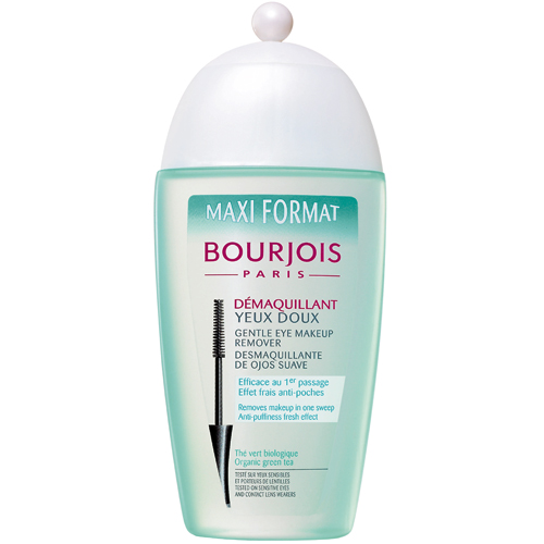 Bourjois - para os olhos - R$24 -  É um demaquilante que remove com suavidade a maquiagem dos cílios e pálpebras, desde a primeira aplicação. É refrescante e nada olesos. Enriquecida com agentes calmantes e descongestionantes, a impressão é que os olhos ficam descansados