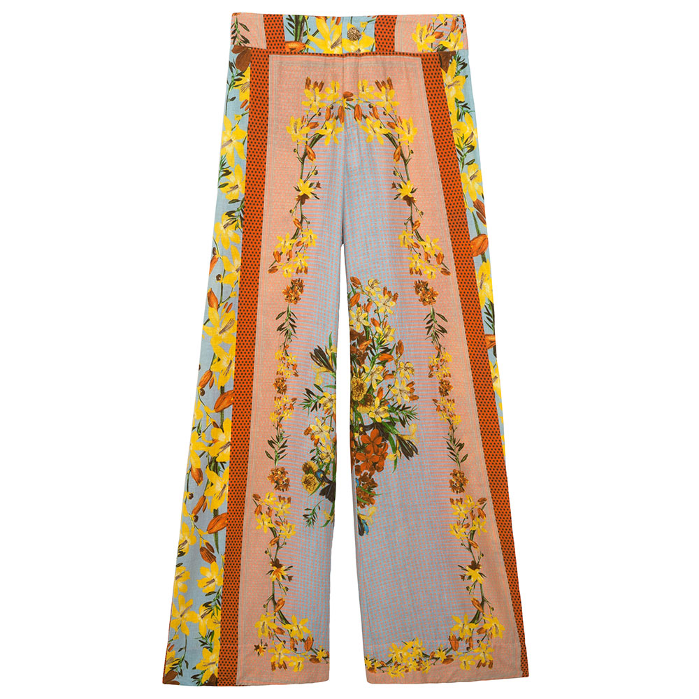 Calça pantalona cintura alta Farm - R$279