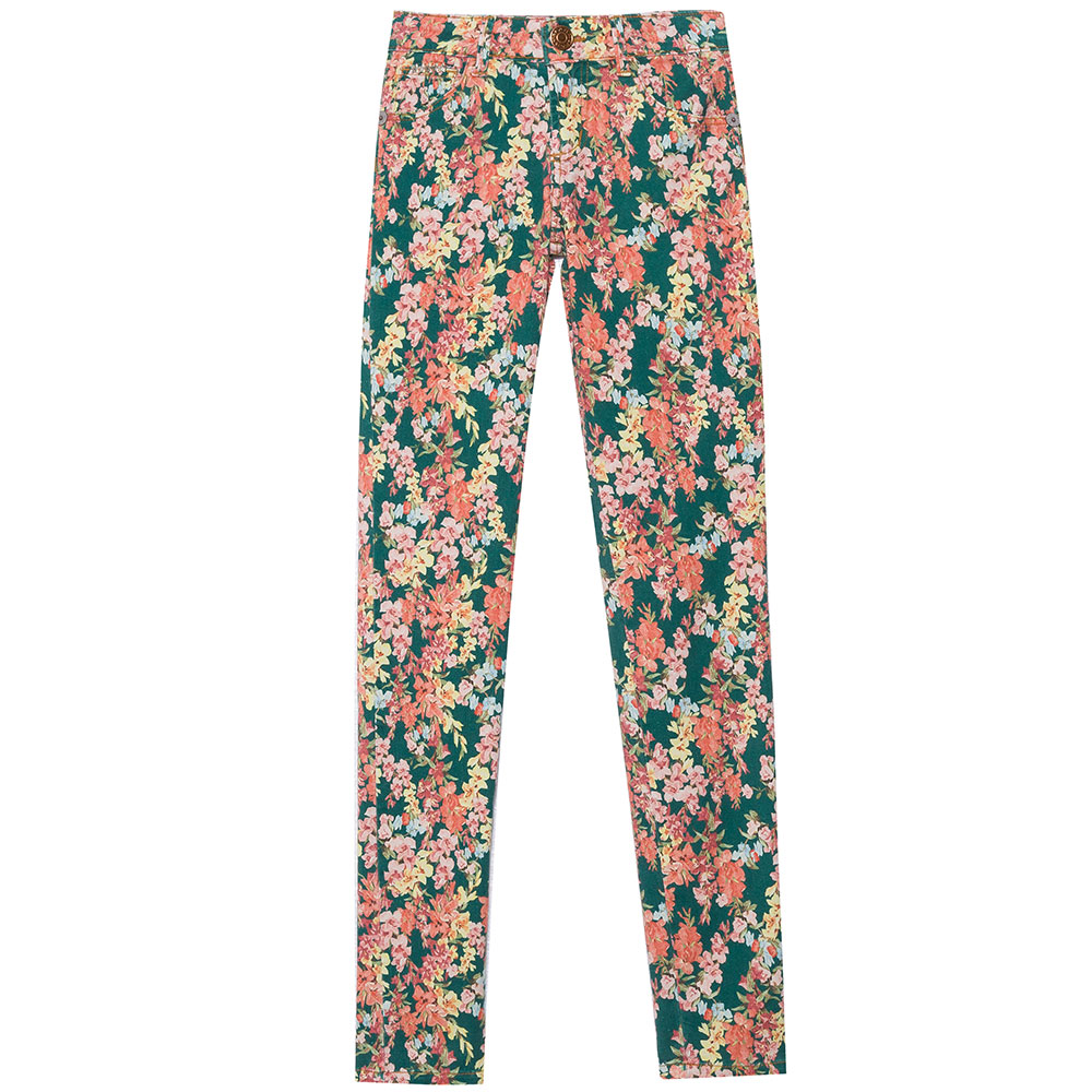 Calça skinny floral Farm - R$138,60