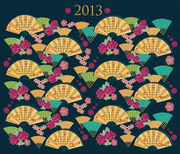 Calendário da designer Kirpa, na Society6 - $ 14,04