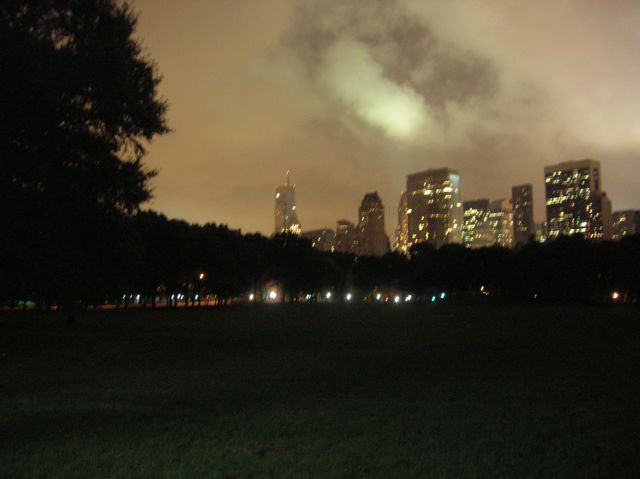 O Central Park `a noite....