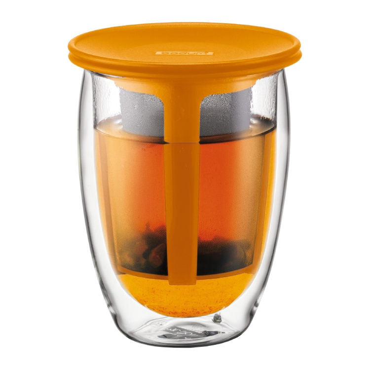 Copo Bodum - Yoyo com infusor 320 ml - R$125,00 - Na The Gourmet Tea