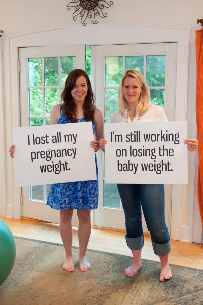 Eu perdi todo o meu peso depois da gravidez / Eu ainda estou batalhando pra perder o peso