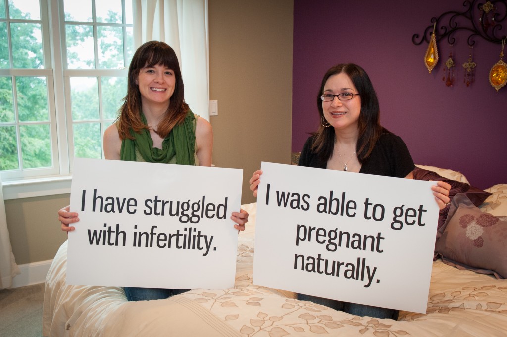 Eu lutei contra a infertilidade / Fui capaz de engravidar naturalmente