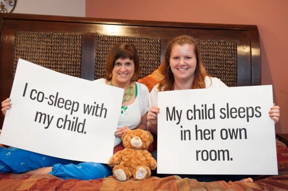 Durmo com meus filhos / Meu filhos dormem nos seus próprios quartos