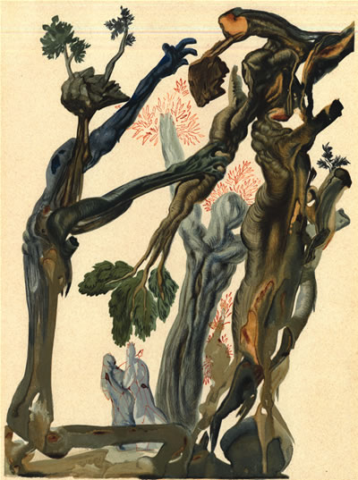 Ilustrações de Salvador Dali para A Divina Comédia de Dante Alighieri