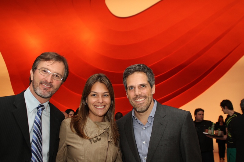 Denis Correa, Fernanda Telhada e Paulo Kakinoff