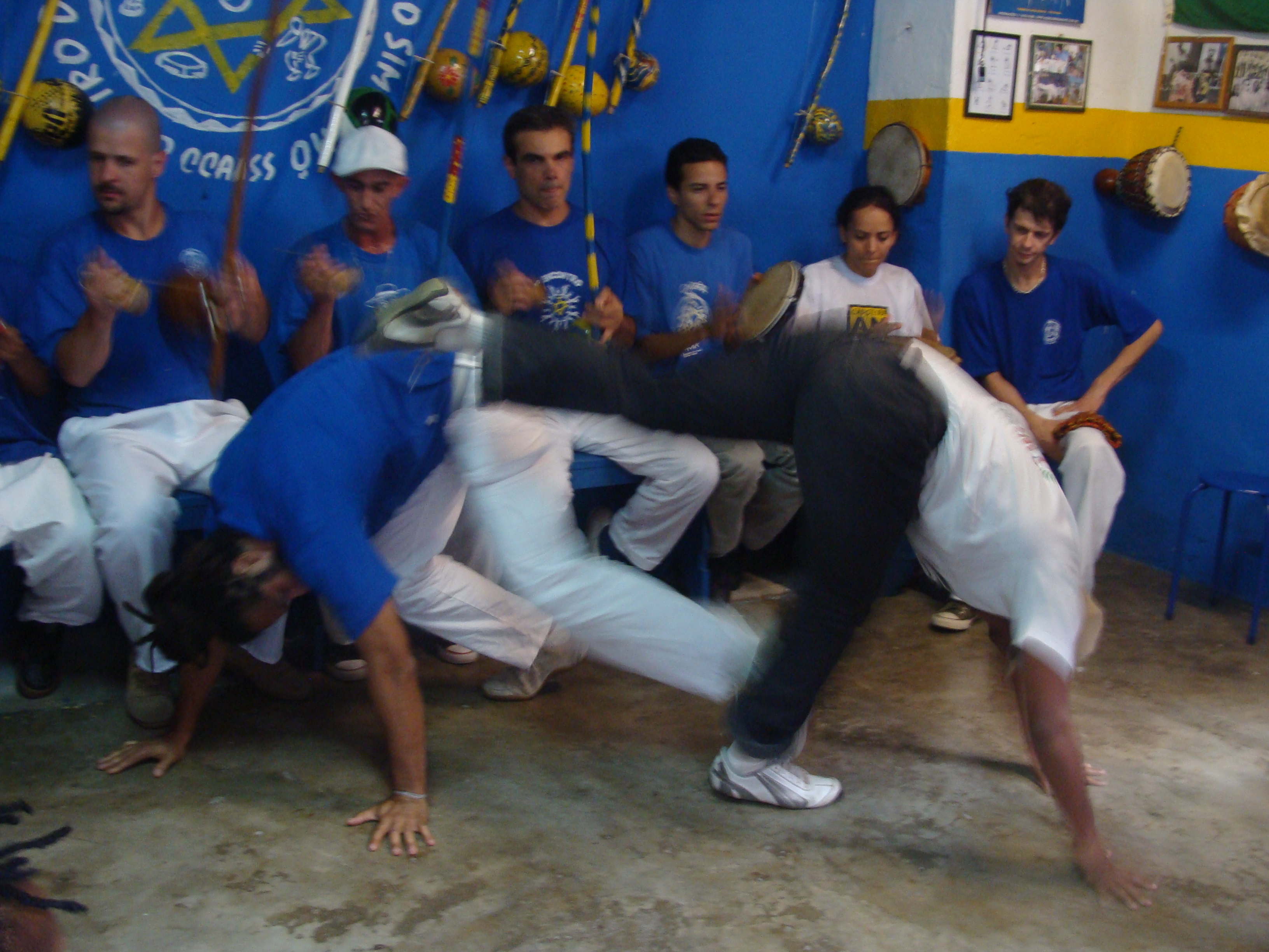 aula de capoeira