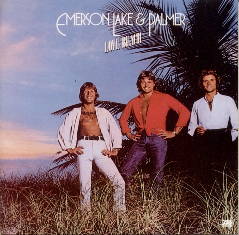 Emerson Lake & Palmer - Love Beach: os próprios mestres do rock progressivo assumem: erraram a mão neste disco de 1978. O LP foi um desastre, a começar pela capa, e acabou de vez com a relação entre os integrantes do grupo, tornando-se o último disco do ELP até Black Moon (1992)