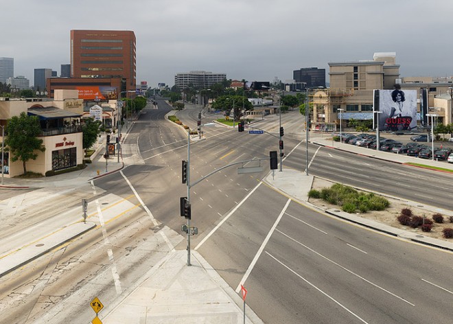 Empty LA, fotografia de série de Matt Logue