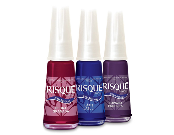 Esmaltes foscos da Risquè