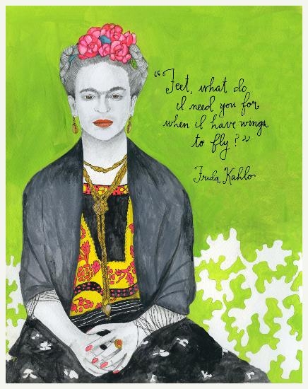 Frida Kahlo. Pintora mexicana consagrada por seus quadros e sua história de vida