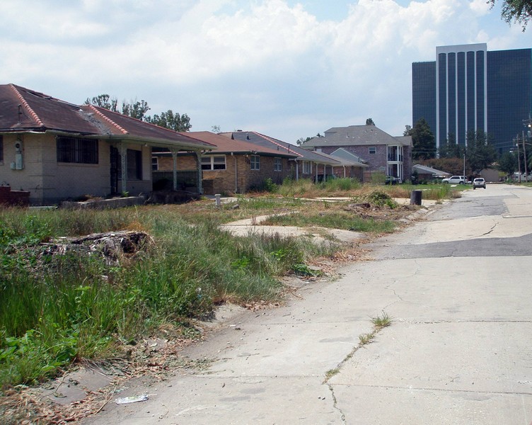 Nova Orleans abandonada