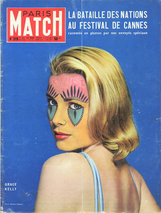 Grace Kelly com cores suaves na capa da revista francesa