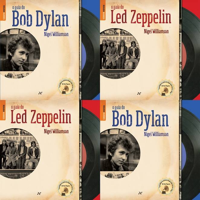 O Guia do Led Zeppelin/ O Guia do Bob Dylan (Nigel Williamson, Ed. Aleph) - A série Rough Guide finalmente chega ao Brasil com dois lançamentos simultâneos. Os livros trazem muitas fotos, discografias comentadas, biografias, as faixas mais importantes e toda a mística que envolvem esses nomes gigantes do rock mundial. Para 2012, a editora já prometeu o lançamento de mais um almanaque, desta vez trazendo a história do Pink Floyd. O guia da banda de Roger Waters e David Gilmoure chega ao nosso mercado em abril.