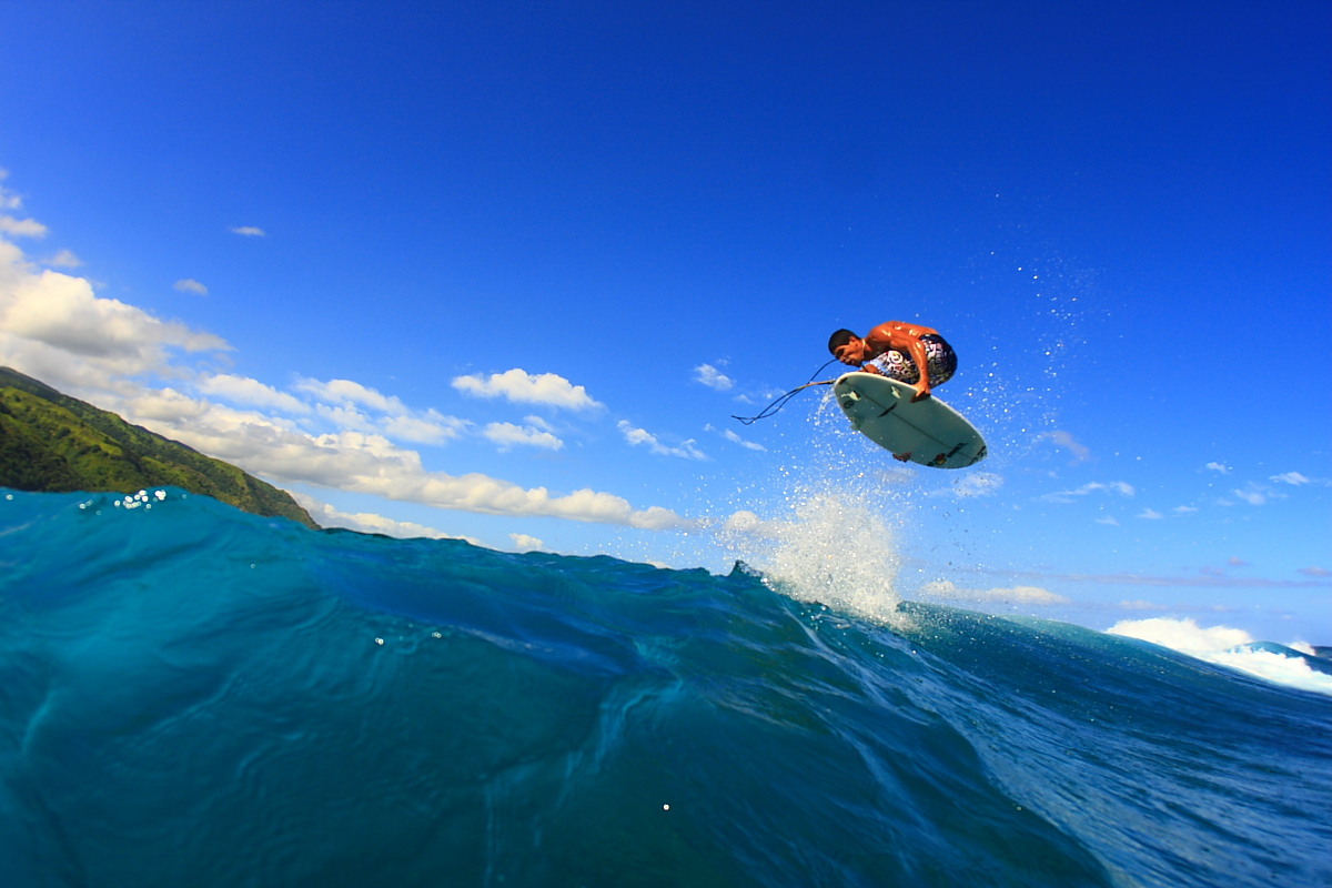 Heitor Alves no Tahiti