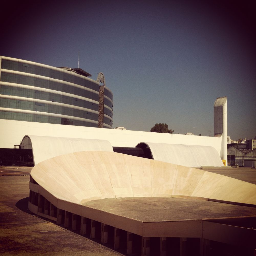 A montagem do Minidrome para a Virada Esportiva 2012