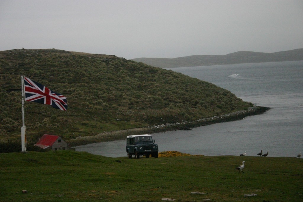 Área isolada das Falkland/Malvinas