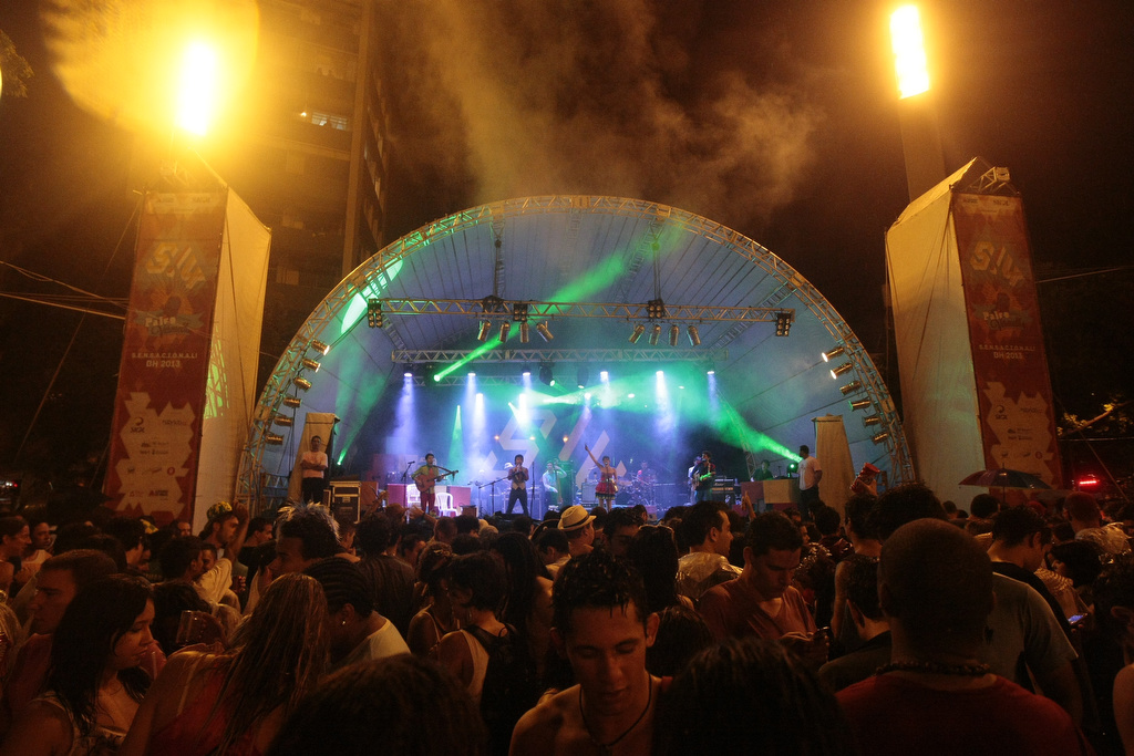 O palco principal do Festival S.E.N.S.A.C.I.O.N.A.L.