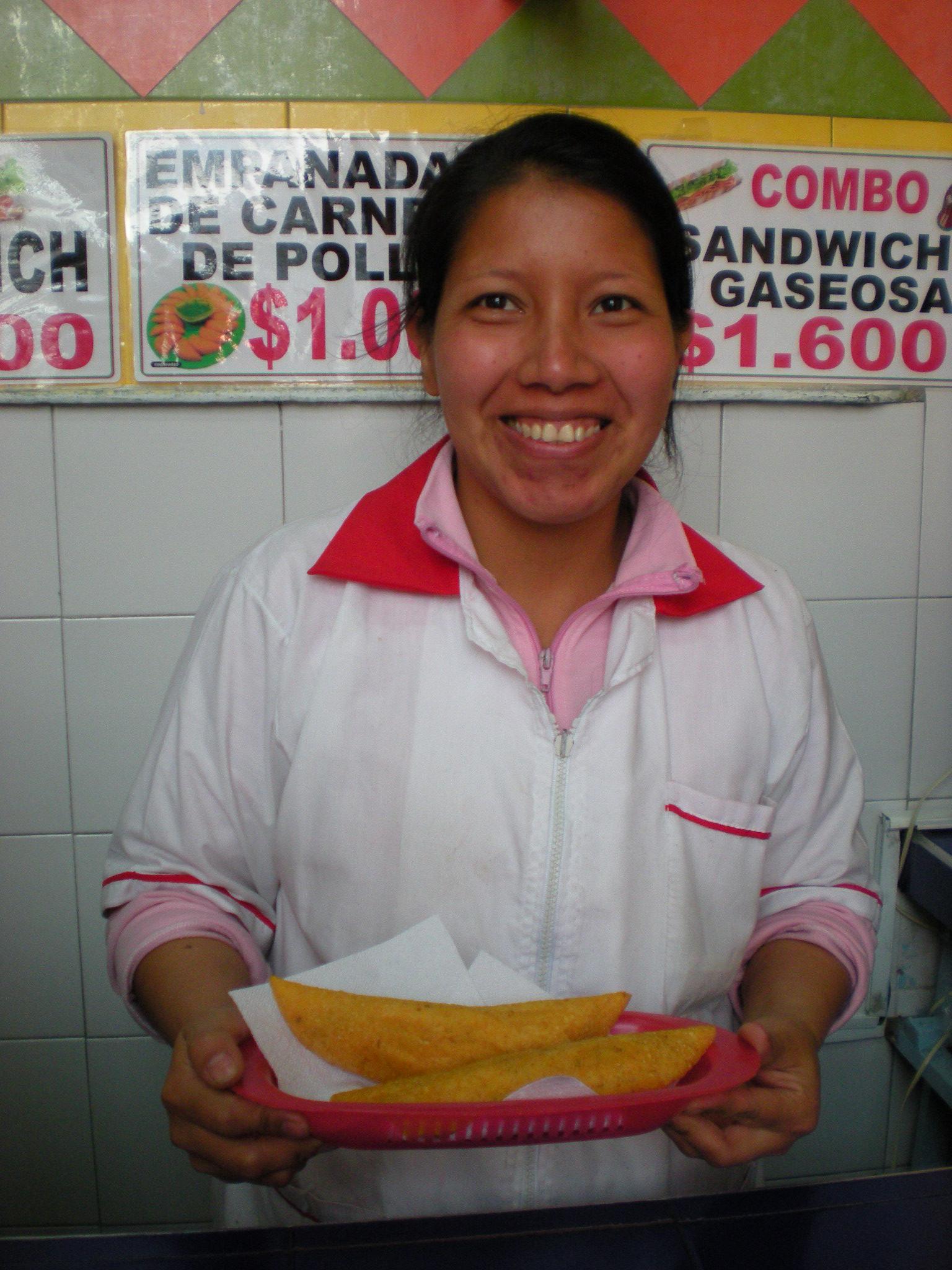 Joana vende mais de 200 empanadas por dia